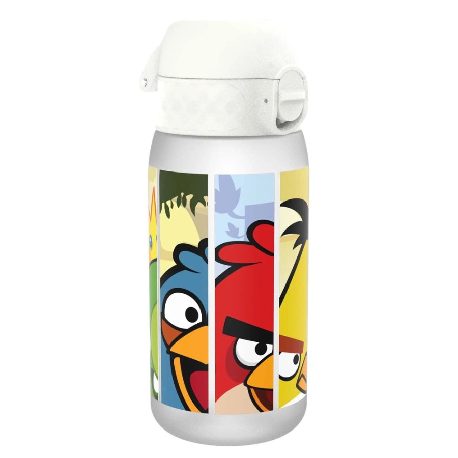 Kids Bottles Ion8 | Angry Birds Stripe Faces 350Ml