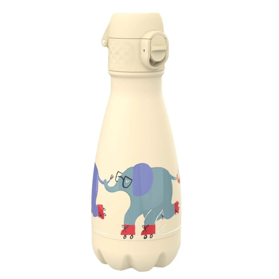 Kids Bottles Ion8 | Skating Elephants 280Ml